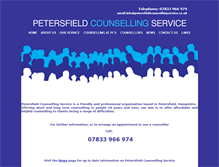 Tablet Screenshot of petersfieldcounsellingservice.co.uk